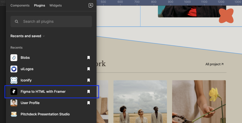 Framer 作品集元件模組化調整