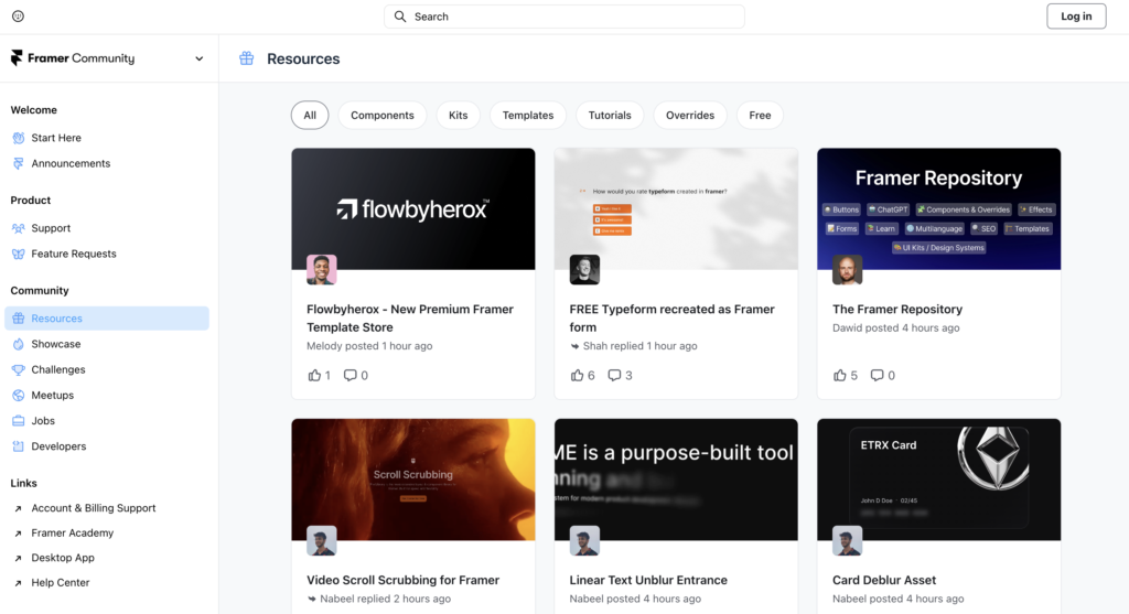 Framer community
