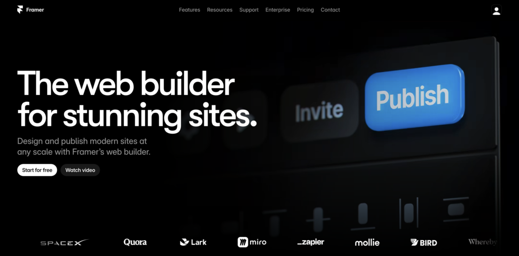 Publish Framer Website
